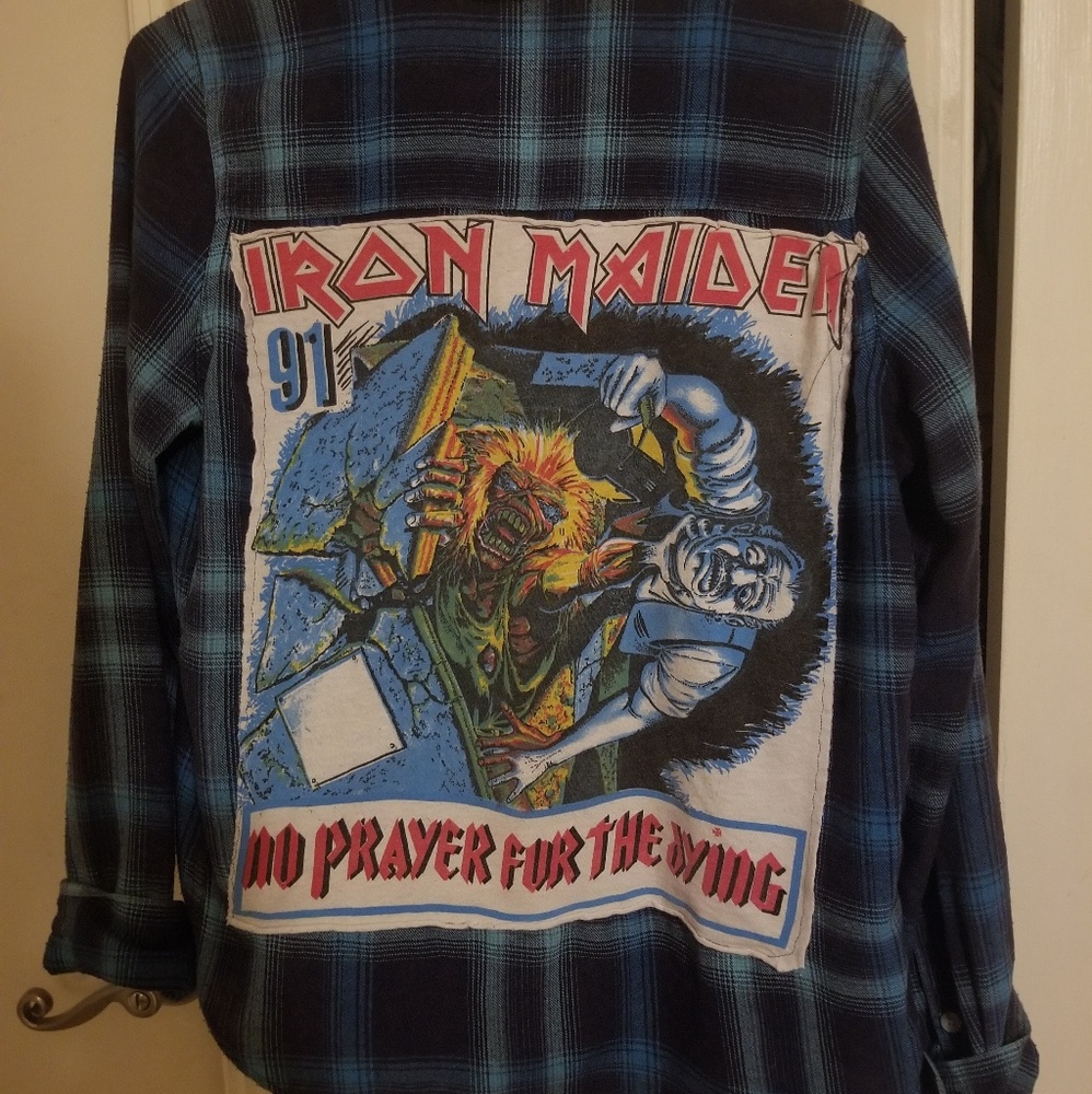 Iron Maiden vintage flannel 1991